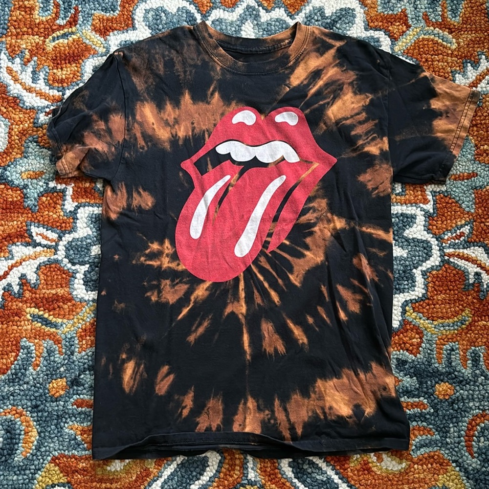 Rolling Stones Tie Dyed tour T shirt